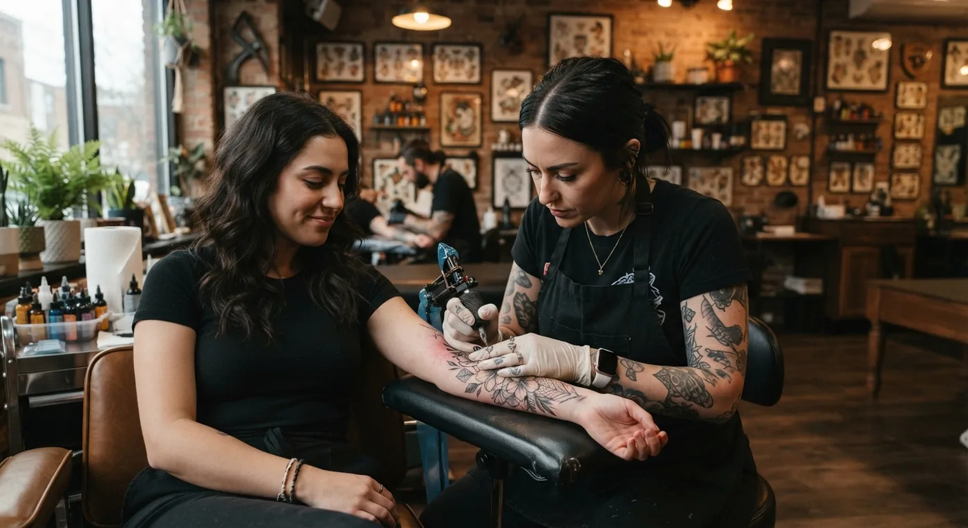 tattoo artist Hesperia